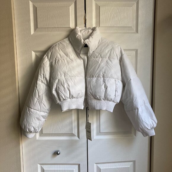 white crop bomber - Picture 7 of 13